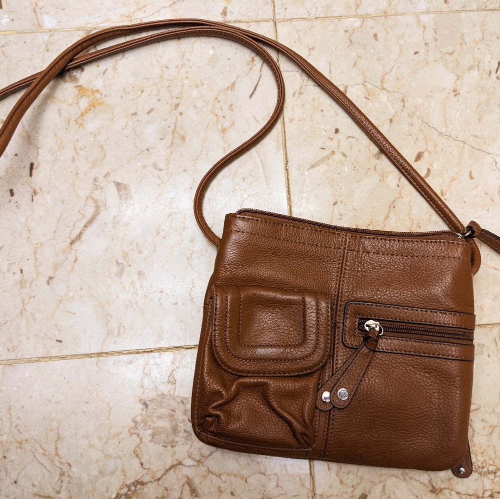 Brown Tignanello Crossbody